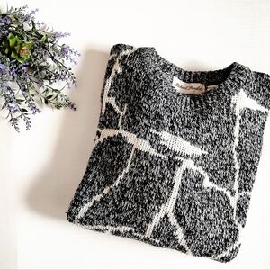 Vintage 80's Geometric Grandpa Sweater